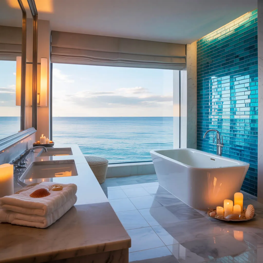 14 Breathtaking Coastal Bathroom Decor Ideas for a Relaxing Beachy Vibe