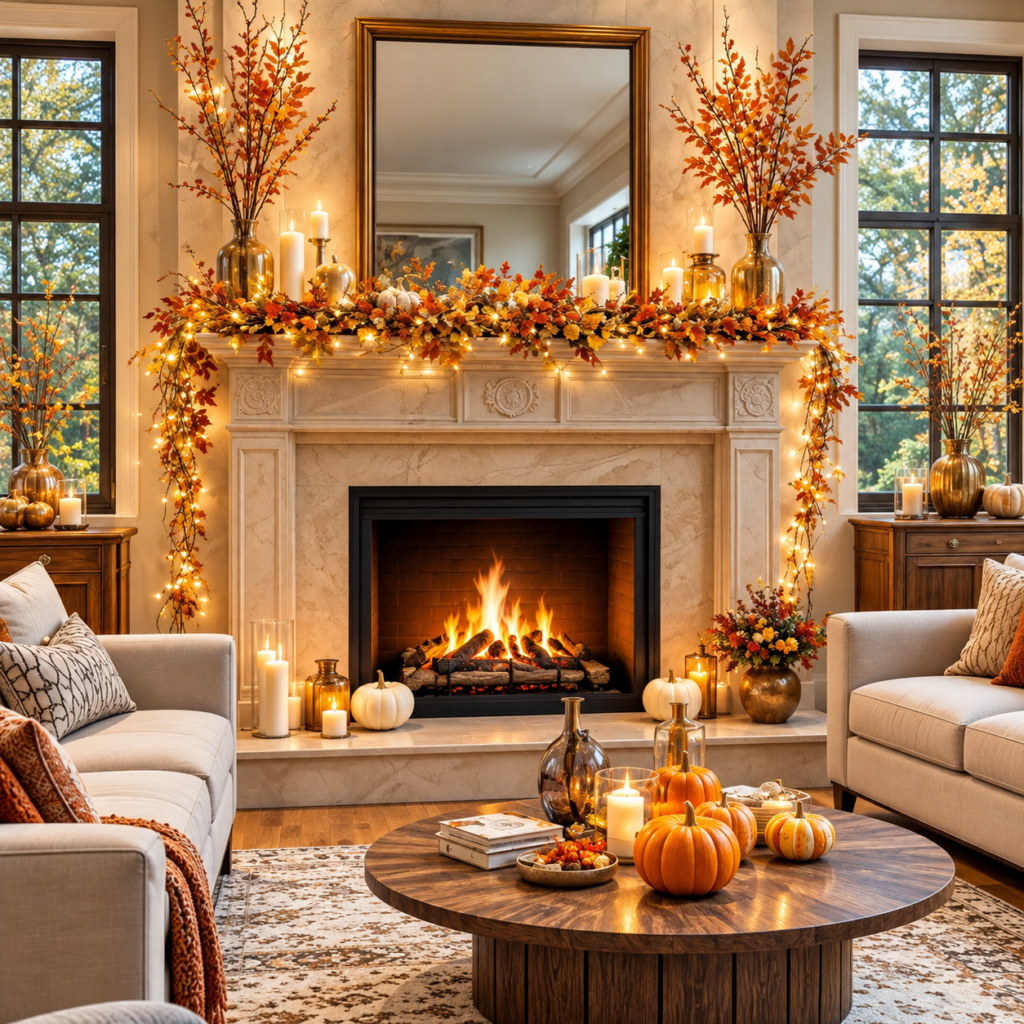 14 Fall Mantel Decorating Ideas That Make Your Fireplace The Star Of The Season