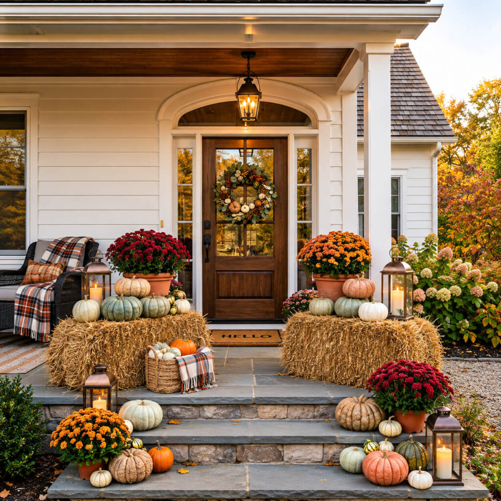 15 Fall Front Porch Ideas That Instantly Make Your Home Look More Welcoming