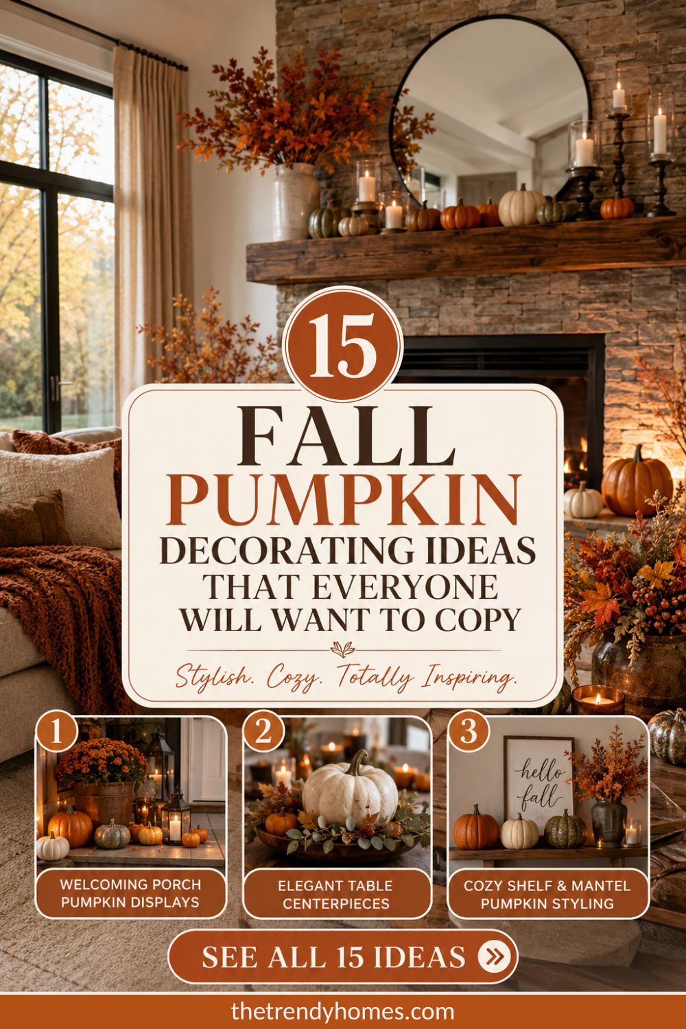 15 Fall Pumpkin Decorating Ideas That Everyone Will Want To Copy