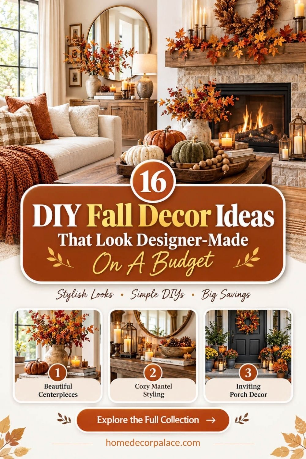16 DIY Fall Decor Ideas That Look Designer-Made On A Budget